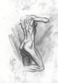 Michael Hensley Drawings, Female Form 32